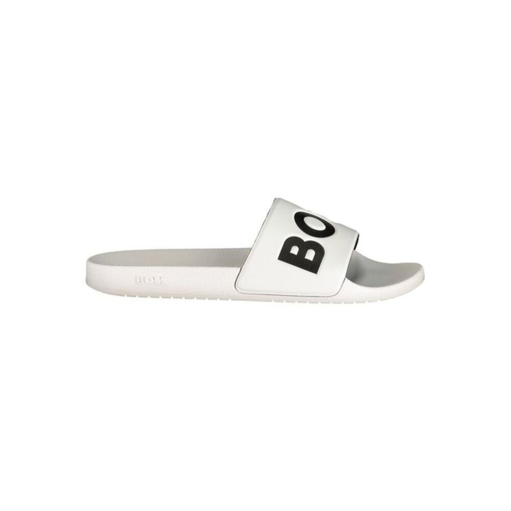 Hugo Boss White Polyurethane Men's Men's Slipper